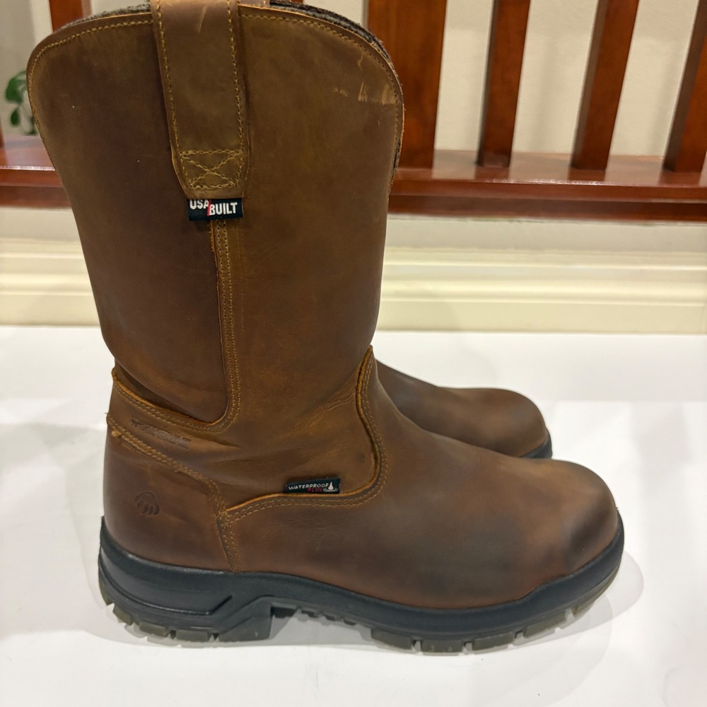 Wolverine USA Built Men's 9.5 EW Waterproof Safety Toe Work Boots W191046